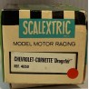 SCALEXTRIC EXIN C-4050 CHEVROLET CORVETTE DRAGSTER ROJO CAJA BOX VACIA