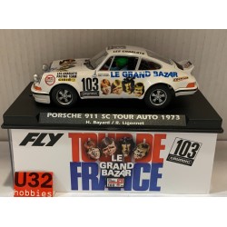 SLOT CAR FLY A2052 PORSCHE 911 SC -103 TOUR AUTO 1973 GRAND BAZAR H.BAYARD