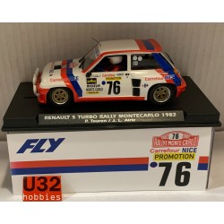 SLOT CAR FLY A2068 RENAULT 5 TURBO -76 RALLY MONTE CARLO 1982 R.TOUREN-J.L.ALRIC