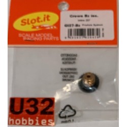 SLOT.IT GI27BZ CORONA 27z EN LINEA BRONCE  DIAMETRO 15.3mm EJE 2.38