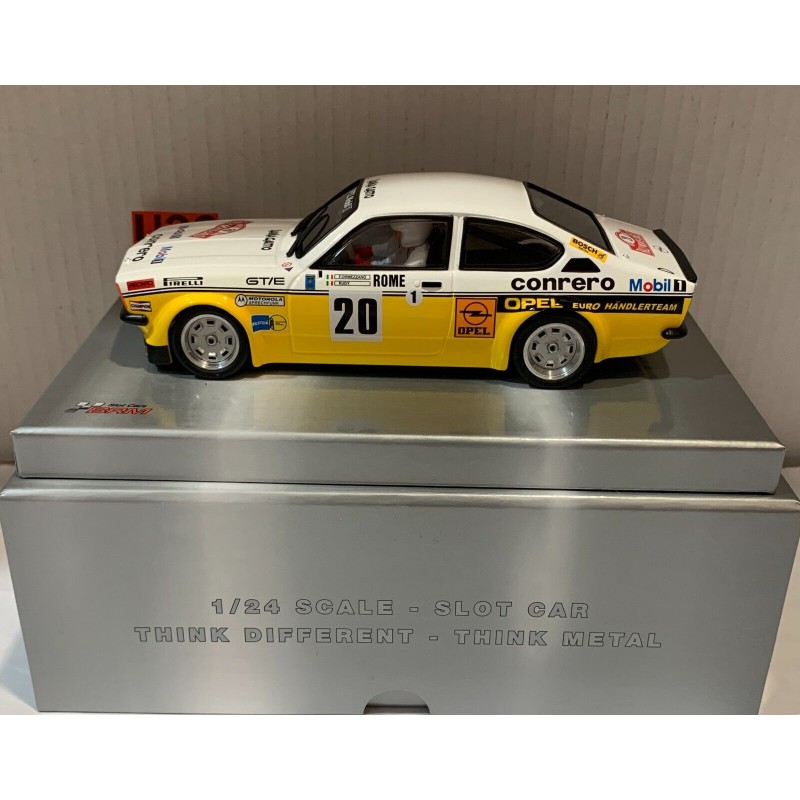 SLOT CAR BRM 170 1/24 OPEL KADETT GT/E -20 RALLY MONTE CARLO 1978 ORMEZZANO-RUDY