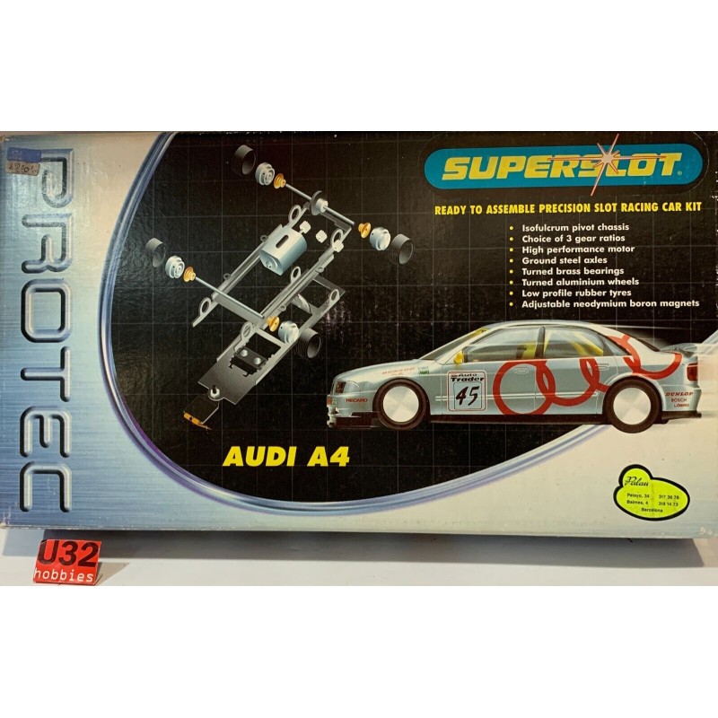 SLOT CAR SUPERSLOT H2117 AUDI A4   PROTEC SCALEXTRIC UK