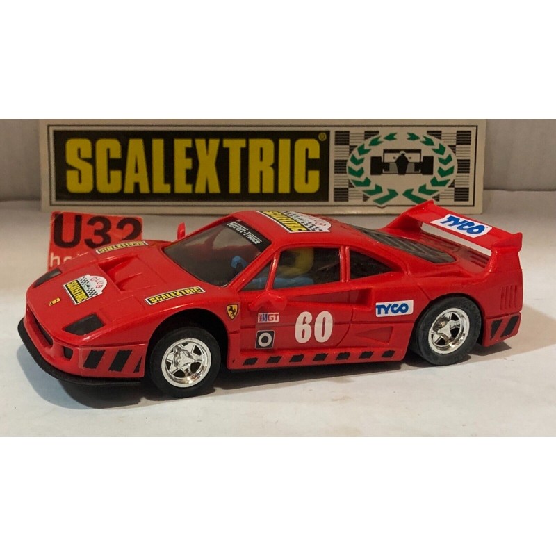 SLOT CAR SCX SCALEXTRIC  EXIN TYCO 8345 FERRARI F40 -60 CLUB SCALEXTRIC 1994