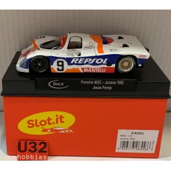 SLOT CAR SLOT.IT CA52C PORSCHE 962C -9 JARAMA 1992 REPSOL JESUS PAREJA