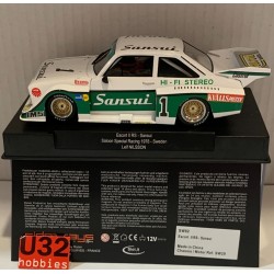 SLOT CAR RACER SIDEWAYS SW82 FORD ESCORT II RS -1 SANSUI 1978 LEIF NILSSON