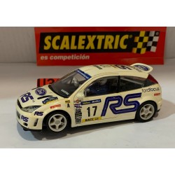 SLOT CAR SCX SCALEXTRIC  FORD FOCUS WRC -17 RS MARTIN-PARK DECORACION ARTESANAL