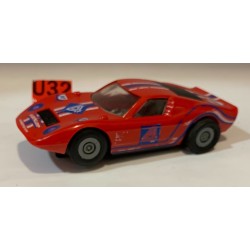 SLOT CAR TROBY LAMBORGHINI MIURA  -4 ROJO