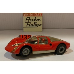 SLOT CAR FLEISCHMANN AUTO RALLYE 3220  PORSCHE CARRERA 6 -7 ROJO