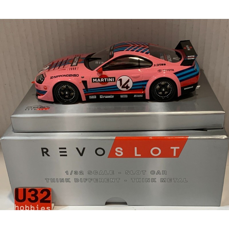 SLOT CAR REVOSLOT RS-0149 TOYOTA SUPRA GT -14 TEAM MARTINI RACING ROSE VERSION