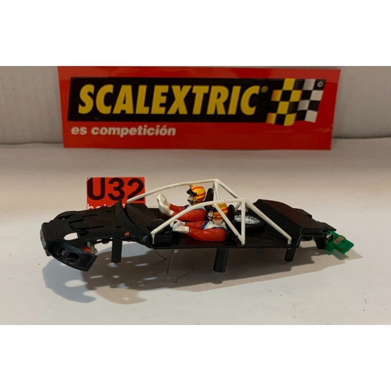 SLOT CAR SCX SCALEXTRIC  INTERIOR COPKIT MITSUBISHI LANCER EVO VII  REF 6160