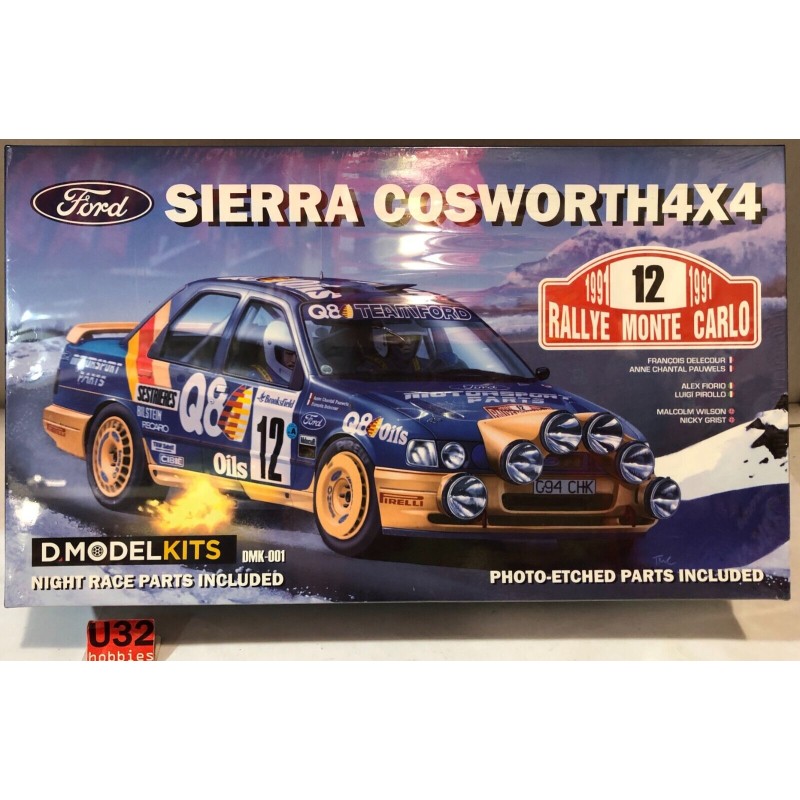 DMODELKITS K001 KIT 1/24 FORD SIERRA COSWORTH 4x4 RALLY MONTE CARLO 1991