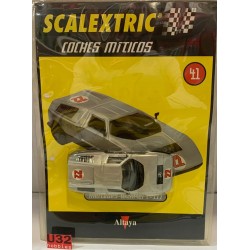 SLOT CAR SCALEXTRIC ALTAYA COCHES MITICOS MERCEDES WANKEL C111 -22 4 FASCICULOS