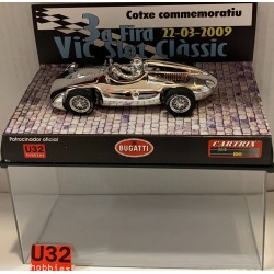 SLOT CAR CARTRIX 0014 BUGATTI T251 1956 COTXE COMMEMORATIU 3 FIRA VIC SLOT CLAS.