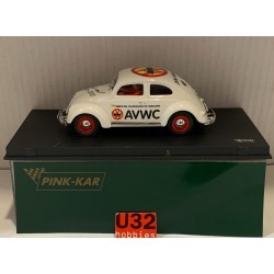 SLOT CAR PINK KAR VW BEETLE ESCARABAJO AMICS DEL VOLKSWAGEN DE CATALUNYA 2003