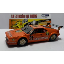 SLOT CAR FLY 96102 BMW M1 -31 DRT 1982 JAGERMEISTER ED.ESP.ESTACION DEL HOBBY