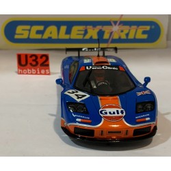 SLOT CAR SCX SCALEXTRIC McLAREN F1 GTR  -34 ROFGO GULF  SCALEXTRIC UK