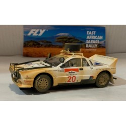 SLOT CAR FLY A2030 LANCIA 037 -20 SAFARI RALLY 1986 CRITICOS-KRAVOS EFECTO BARR0