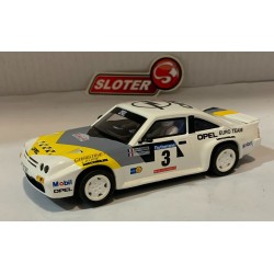 SLOT CAR SLOTER 9505 OPEL MANTA 400 -3 OFICIAL TEAM GUY FREQUELIN-TILBER