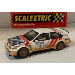 SLOT CAR SCX SCALEXTRIC 65050 FORD SIERRA COSWORTH -1 McRAE DIRT EFFECT