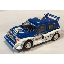 SLOT CAR SCALEAUTO SC-6315R MG METRO 6R4 -10 RAC RALLY '85 COMPUTERVISION ARTHUR