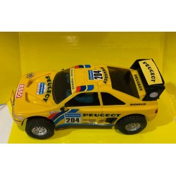 SLOT CAR SCX SCALEXTRIC EXIN 6420 PEUGEOT 405 -204 PEUGEOT  TT AMARILLO VATANEN