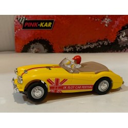 SLOT CAR PINK KAR CC21 AUSTIN HEALEY 3000 UK SLOT CAR FESTIVAL 2016 LIMITED ED.