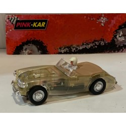 SLOT CAR PINK KAR AUSTIN HEALEY 3000 TRANSPARENTE LIMITED EDITION