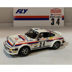 SLOT CAR FLY A2067 PORSCHE 934 -34 RALLY MONTE CARLO 1981 G.SANSON-C.MAZLOUMIAN