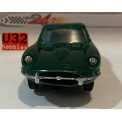 SLOT CAR CIRCUIT 24 8205  E TYPE -9 VERDE