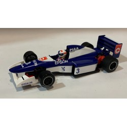 SLOT CAR SCALEAUTO SC-6266 TYRRELL FORD 019 -3 F1 1990 EPSON SATORU NAKAJIMA