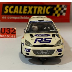 SLOT CAR SCX SCALEXTRIC  FORD FOCUS WRC -17 RS MARTIN-PARK DECORACION ARTESANAL