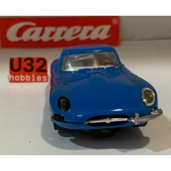 SLOT CAR CARRERA UNIVERSAL 40425 JAGUAR E TYPE AZUL