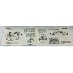 SCALEXTRIC EXIN FOLLETO INSTRUCCIONES DE MANTENIMIENTO 4070 AUDI QUATTRO