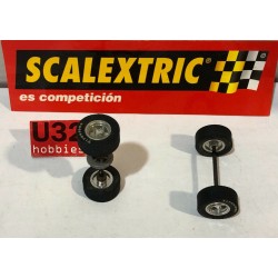 SCALEXTRIC ALTAYA EJE DELANTERO Y TRASERO COMPLETO FERRARI 330