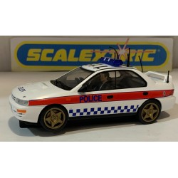 SLOT CAR SCX SUPERSLOT H4429 SUBARU IMPREZA WRX POLICE EDITION  SCALEXTRIC UK