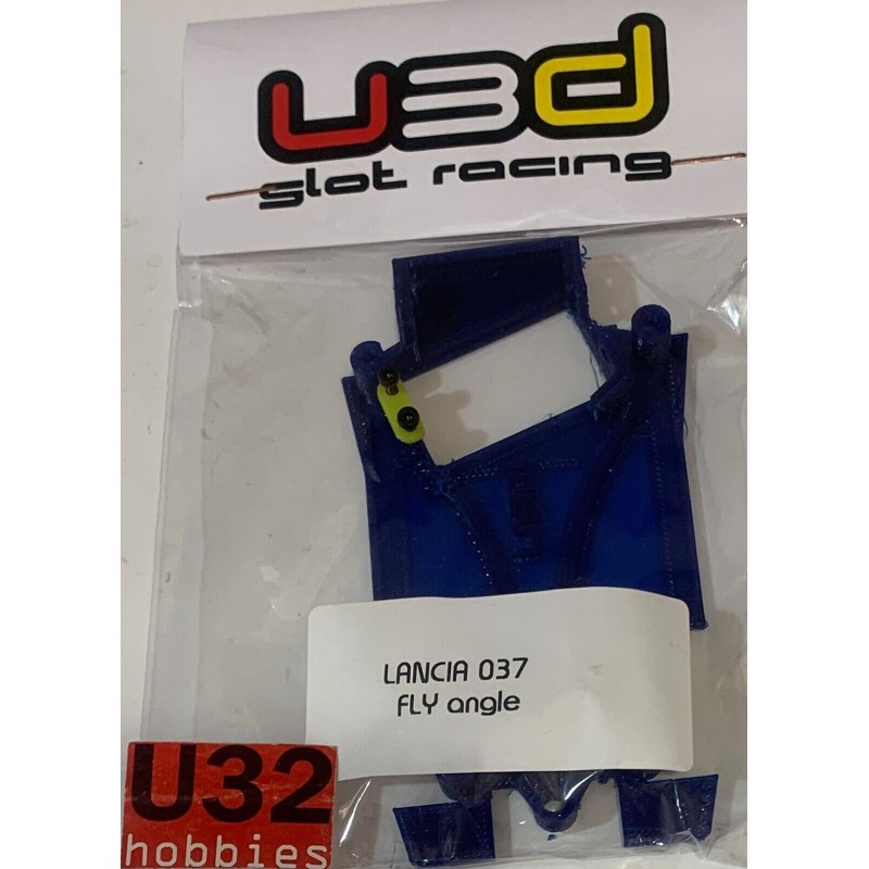 U3D CHASIS 3D LANCIA 037 ANGLEWINDER AZUL FLY