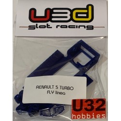 U3D CHASIS 3D RENAULT 5 TURBO LINEA AZUL FLY