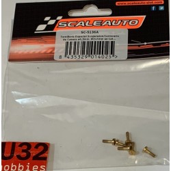 SCALEAUTO SC-5136A TORNILLO ESPECIAL SUSPENSION/CARROCERIA CABEZA 4.3mm m2 2x7mm