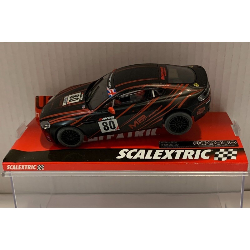 SLOT CAR SCX SCALEXTRIC A10203S300 ASTON MARTIN VANTAGE -80 MOTORSPORT