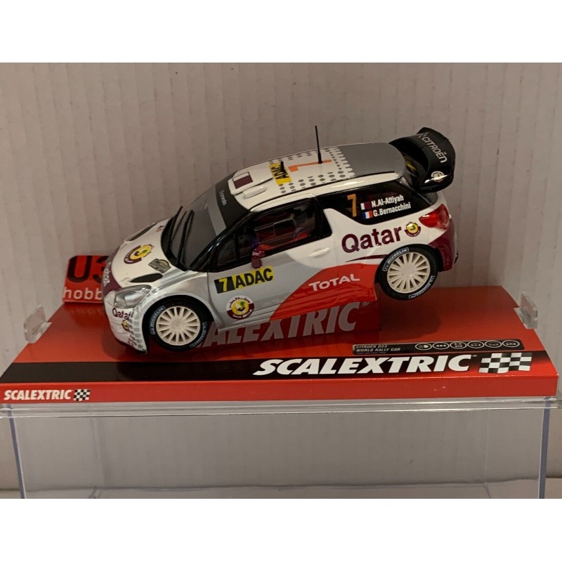 SLOT CAR SCX SCALEXTRIC A10120S300 CITROEN DS3 WRC -5 QATAR N.AL-ATTIYAH