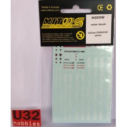 MITOOS M559W CALCA PORSCHE WHITE 1/32