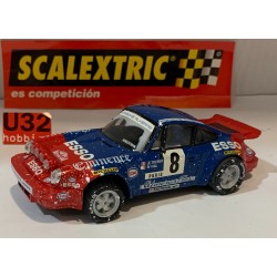 SLOT CAR SCX SCALEXTRIC ALTAYA PORSCHE 911 CARRERA RS -8 ESSO J.L.THERIER-M.VIAL