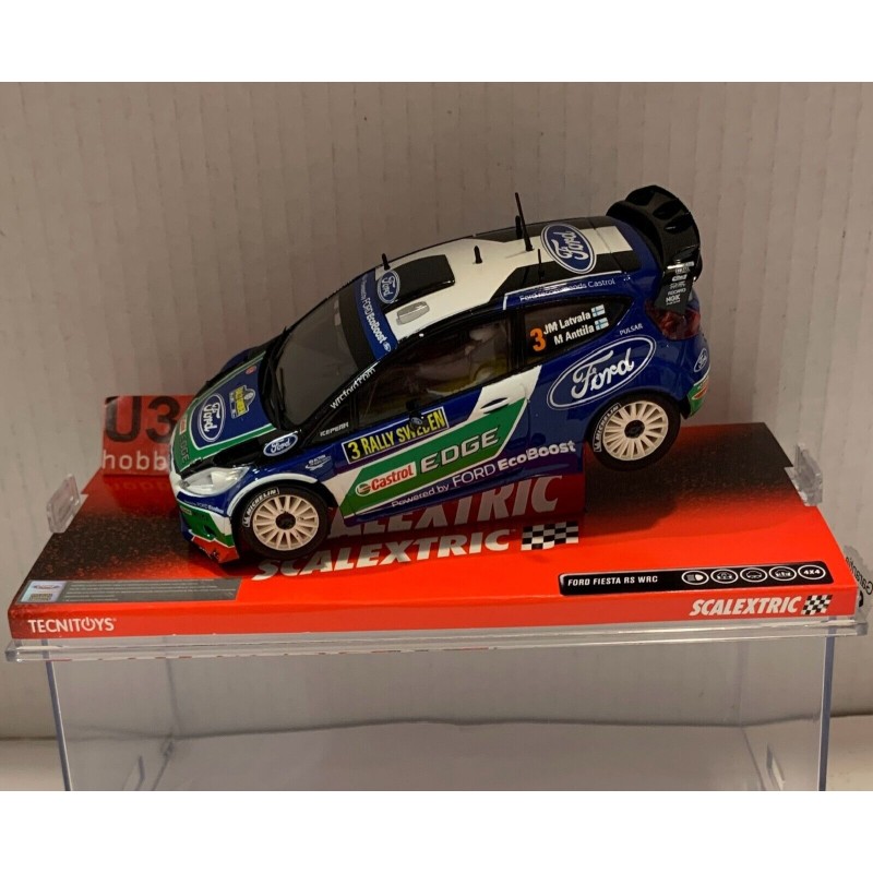 SLOT CAR SCX SCALEXTRIC A10092S300 FORD FIESTA WRC -3 J.M.LATVALA-M.ANTTILA