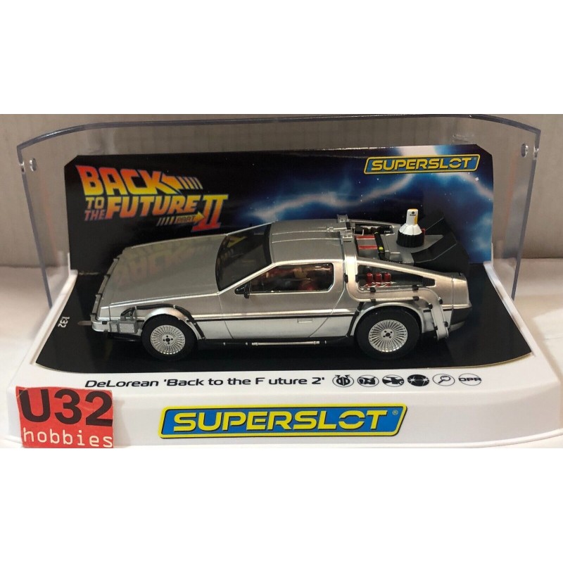 SLOT CAR SUPERSLOT H4249 DELOREAN BACK TO THE FUTURE  2  SCALEXTRIC UK