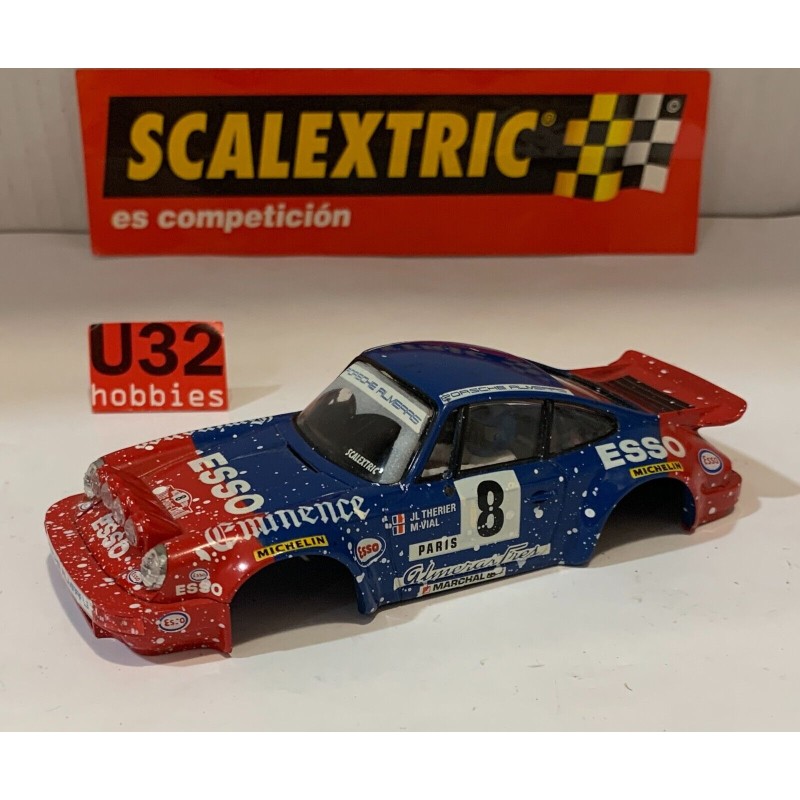 SLOT CAR SCX SCALEXTRIC ALTAYA CARROCERIA PORSCHE 911 CARRERA RS -8 ESSO THERIER