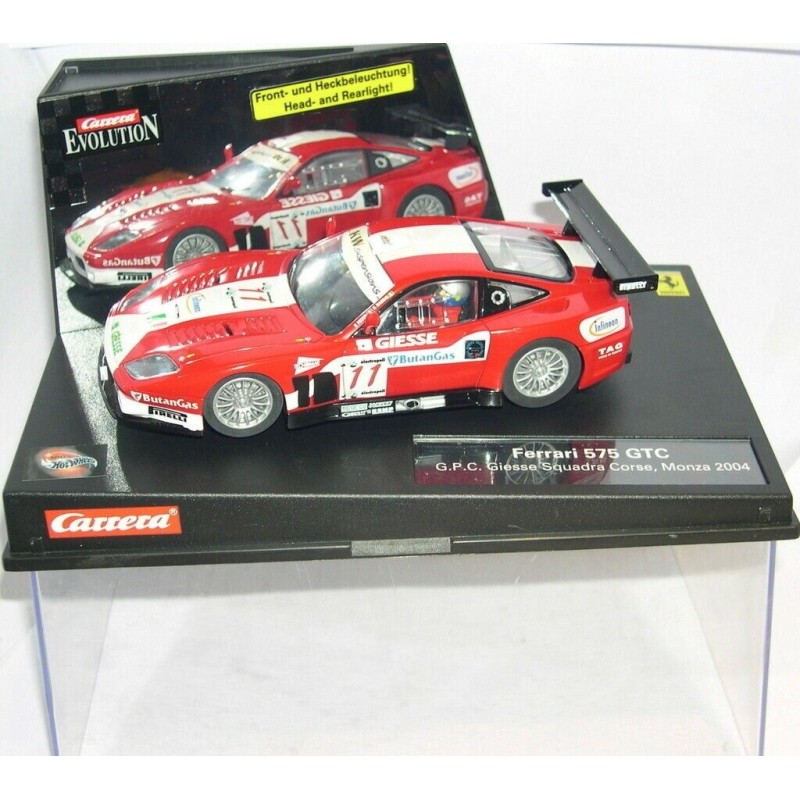 SLOT CAR CARRERA EVOLUTION 25753 FERRARI 575 GTC -11 MONZA 2004 G.P.C. GIESSE