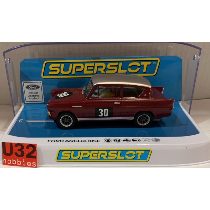 SLOT CAR SCX SUPERSLOT H4546 FORD ANGLIA 105E -30 BROADSPEED SCALEXTRIC UK