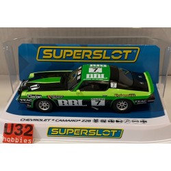 SLOT CAR SCX SUPERSLOT H4358 CHEVROLET CAMARO Z28 -7 SPA 24H.1981 SCALEXTRIC UK