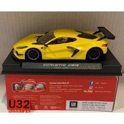 SLOT CAR NSR 0395 CORVETTE C8.R TEST CAR YELLOW