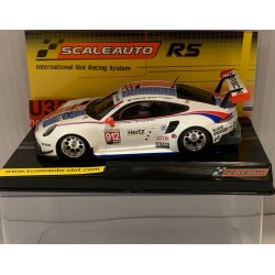 SLOT CAR SCALEAUTO SC-6247RS PORSCHE 991.2 RSR GT3 -912 DAYTONA 2018 E.BAMBER